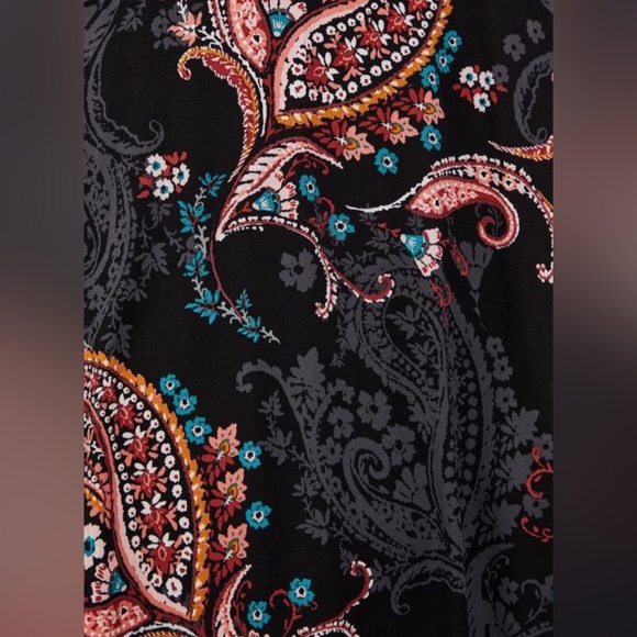 Torrid Sz. 2 (2X/18-20) Midi Challis Skater Dress - Picture 5 of 6